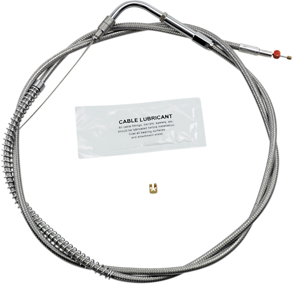 BARNETT Stainless Steel Throttle Cable - +8" - '96-'01 Touring 102-30-30020-8