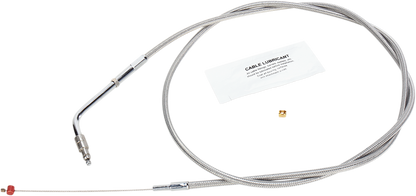 BARNETT Stainless Steel Throttle Cable - +8" - '02-'07 Touring 102-30-30035-8