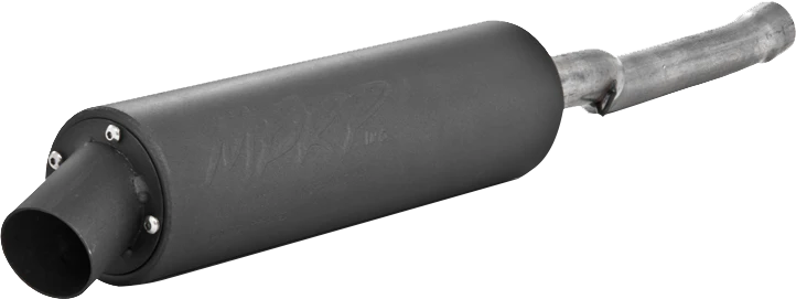 Single Slip On System W/ Utility Muffler Blk Yam