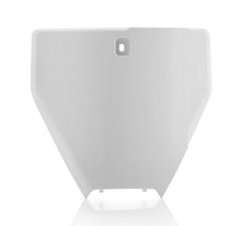 Front Number Plate White