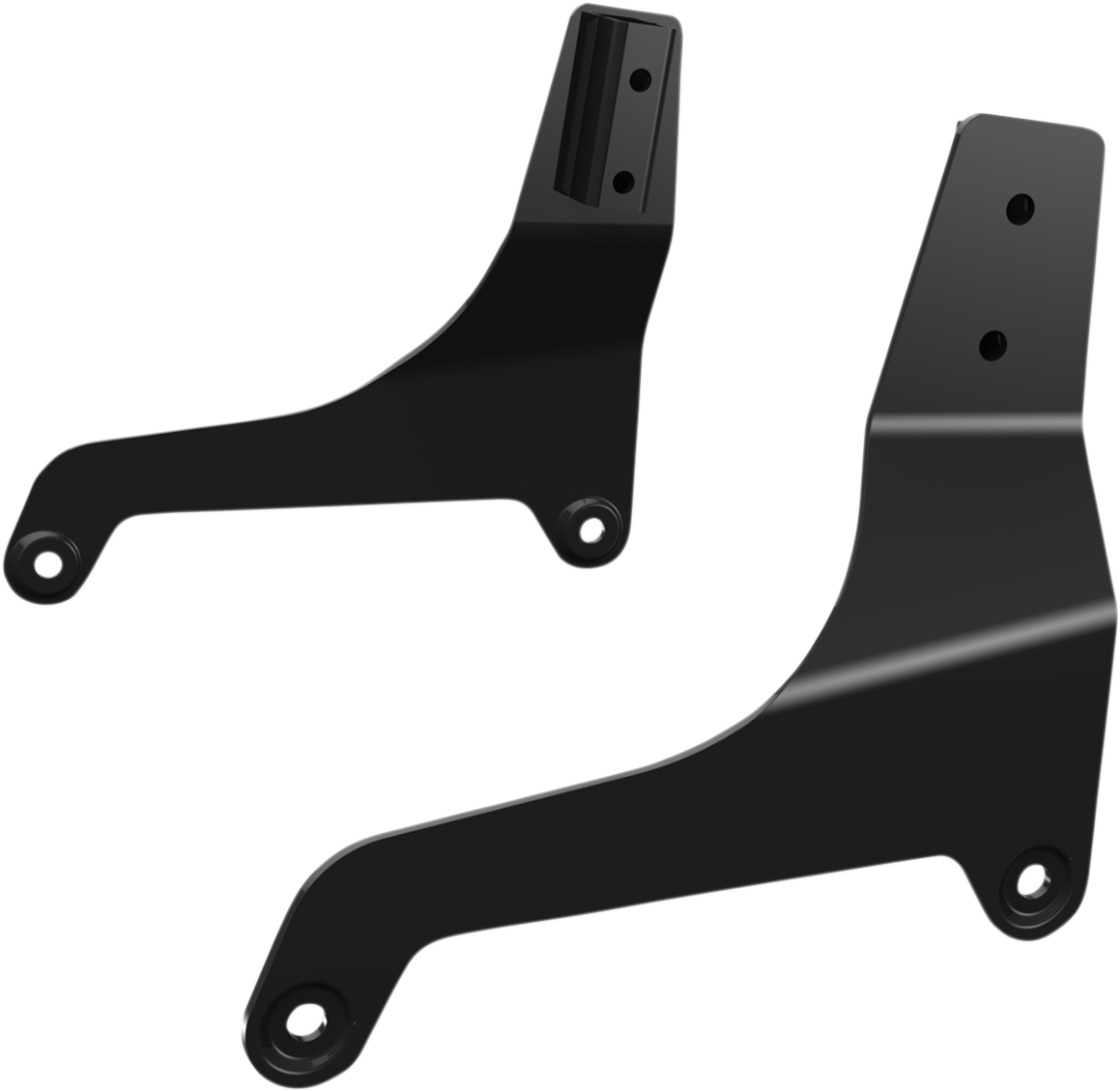 DRAG SPECIALTIES Side Plates - Black 50264860
