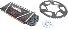VORTEX Chain and Sprocket Kit - HFRS - Black - Kawasaki ZX-6R/RR CK6353
