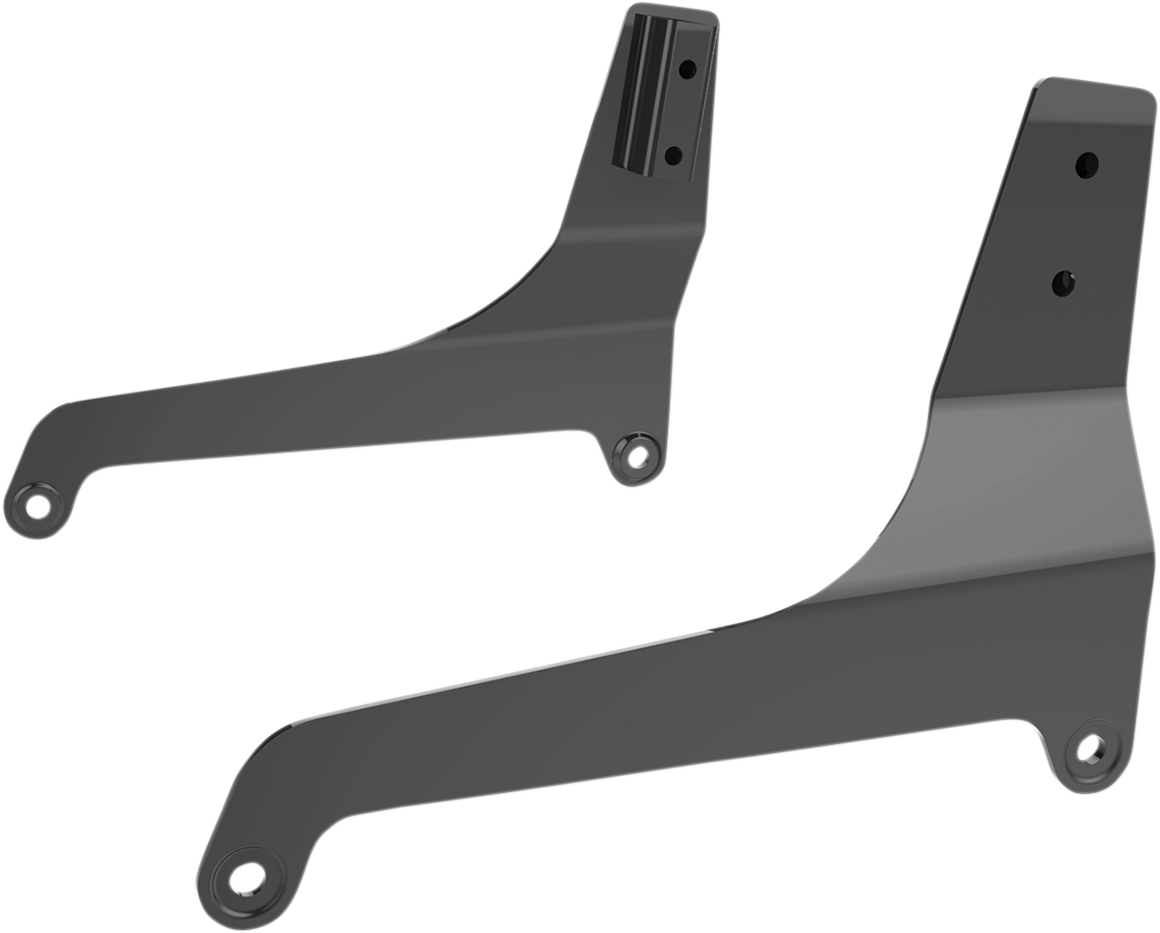 DRAG SPECIALTIES Side Plates - Black 50264870