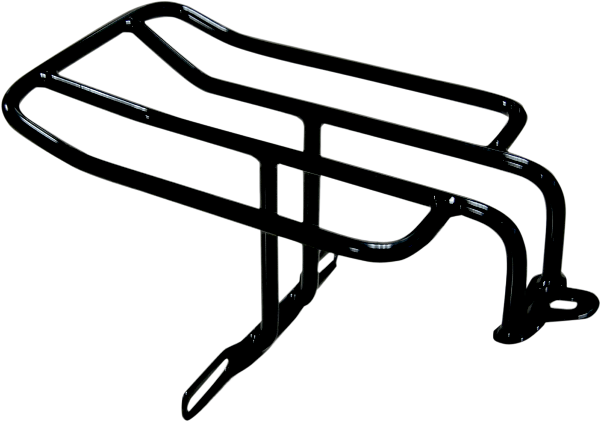 DRAG SPECIALTIES Luggage Rack - Black - FXD C77-0079B