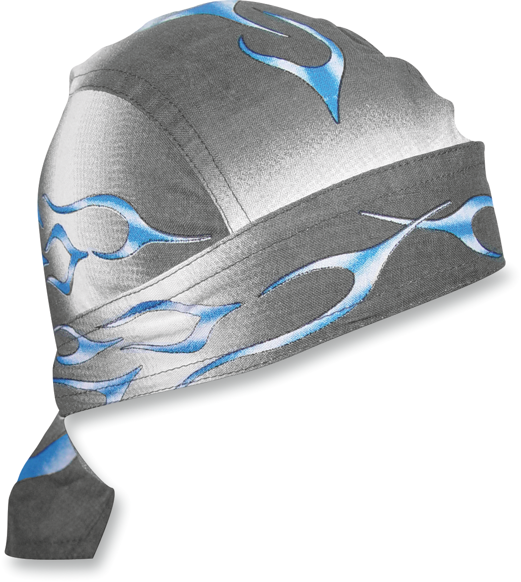 ZAN HEADGEAR Flydanna® Head Wrap - Blue Tank Flame Z354