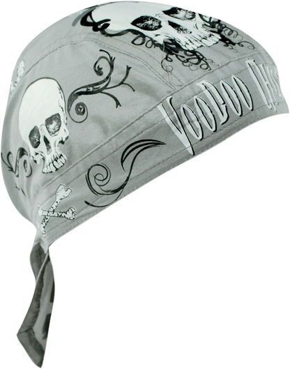 ZAN HEADGEAR Flydanna® Head Wrap - Voodoo Child - Gray Z668