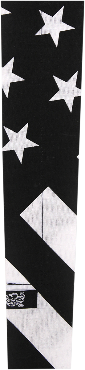 ZAN HEADGEAR Cooldanna® - Black/White Flag DC219