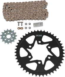 VORTEX Chain and Sprocket Kit - HFRS - Gold - Kawasaki ZX-6R CKG6349
