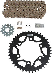 VORTEX Chain and Sprocket Kit - WSS - Gold - Yamaha YZF-R3/MT-03 CKG6385