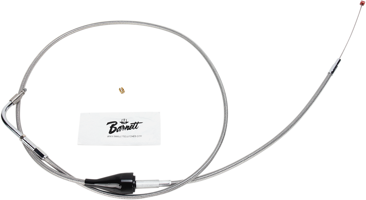 BARNETT Stainless Steel Idle Cable - +6" - '96-'01 Touring 102-30-41004-06