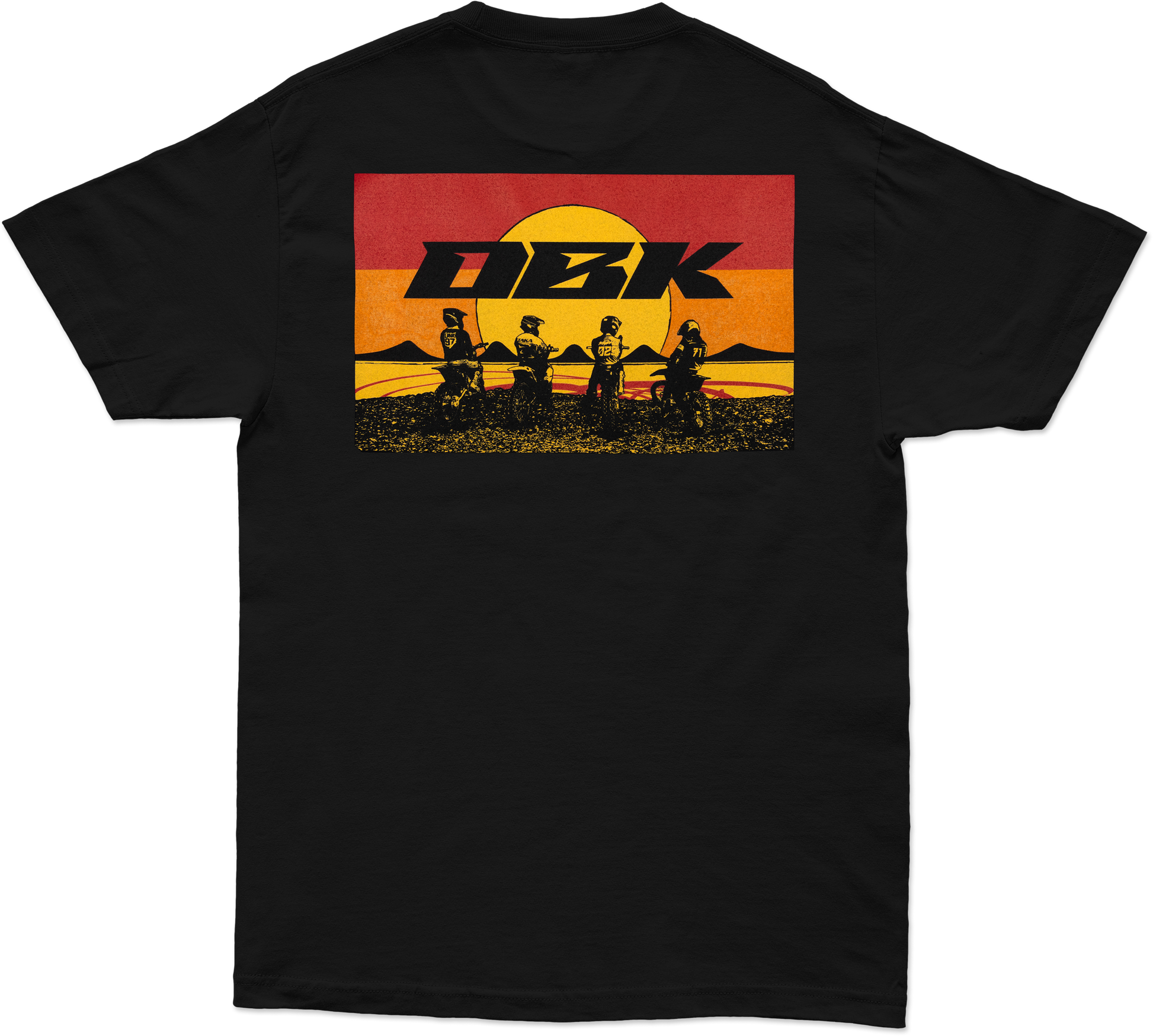 Sunday Stripe Tee Black Md