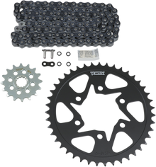 VORTEX Chain and Sprocket Kit - WSS - Black - Kawasaki ZX-6R CK6387