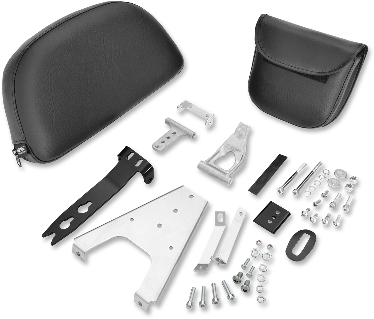 SHOW CHROME Detachable Backrest - Black - Indian 30-208