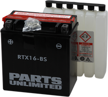 PARTS UNLIMITED AGM Battery - YTX16-BS .8 L CTX16-BS