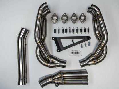 Hindle Kawasaki ZX10 (2016)  with Evolution Titanium Muffler w/ Black Ceramic Tip