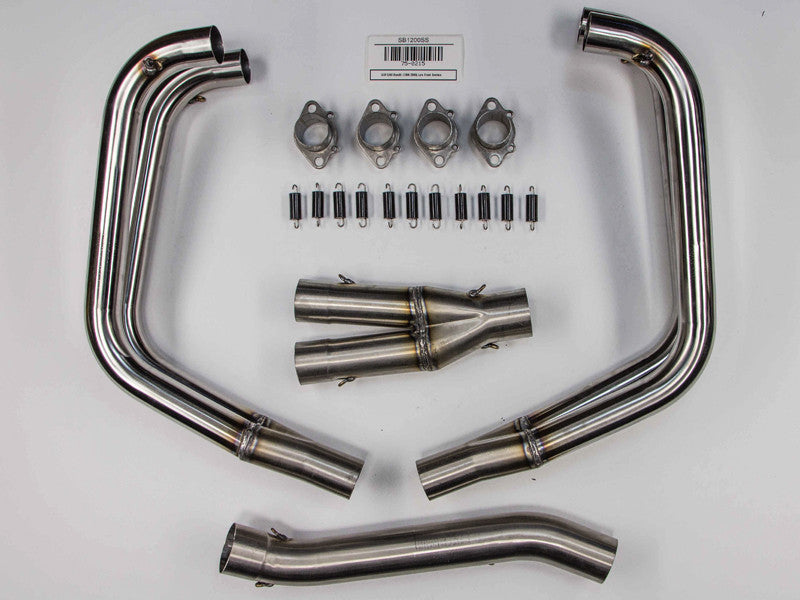 Hindle Exhaust for  Suzuki Bandit 1200 (96-06) with Evolution Black Ceramic Muffler Stealth