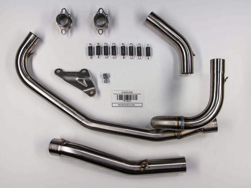 Hindle Suzuki SV650 (03-13) with Evolution Titanium Muffler w/ Black Ceramic Tip