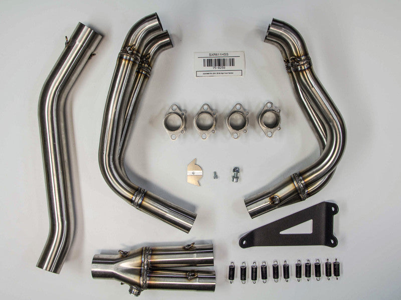 Hindle Suzuki GSXR600 / 750 (11+) with Evolution Titanium Muffler w/ Black Ceramic Tip