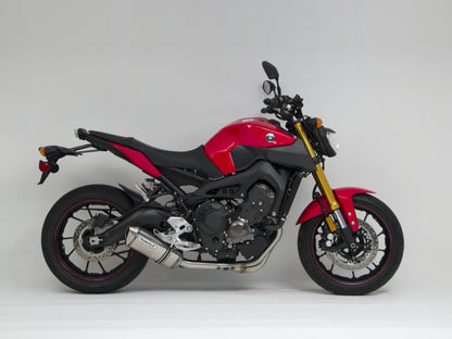 Hindle Exhaust for Yamaha FZ09/XSR900 (14+) with Evolution Polished SS Muffler