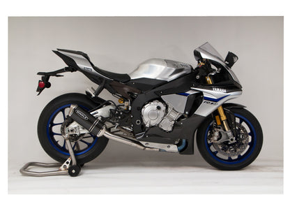 Hindle Exhaust for Yamaha R1 (15+) Full System with Carbon Muffler / Carbon Tip