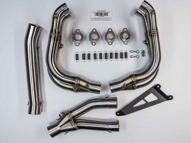 Hindle Exhaust for BMW S1000RR (10-14) with Evolution Black Ceramic Muffler