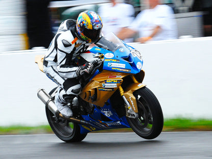 Hindle Exhaust for BMW S1000RR (10-14) with Evolution Tiatanium Muffler / Black Ceramic Tip