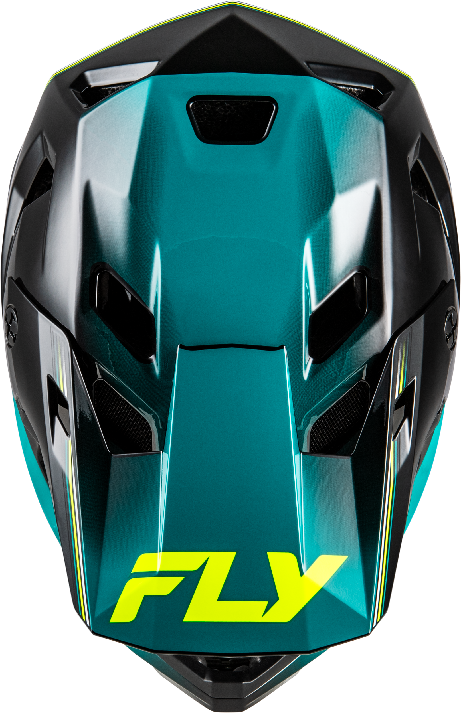 Rayce Repeat Bicycle Helmet Black/Teal/Hi Vis Lg