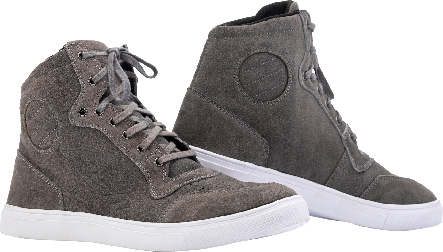 Hitop Moto Sneaker Ce Boot Grey Suede  Sz 7