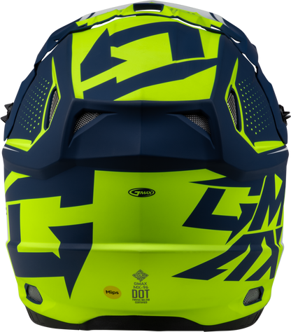 Mx 96 502 Helmet Matte Blue/Green  Md