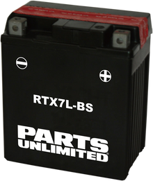 PARTS UNLIMITED AGM Battery - RTX7L-BS .33 L CTX7L-BS