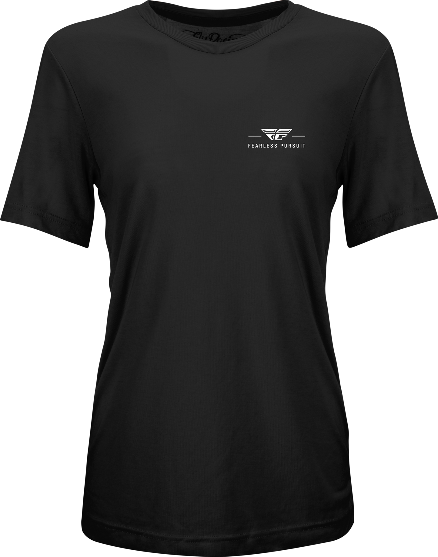 Women's Fly Motto Tee Black Sm