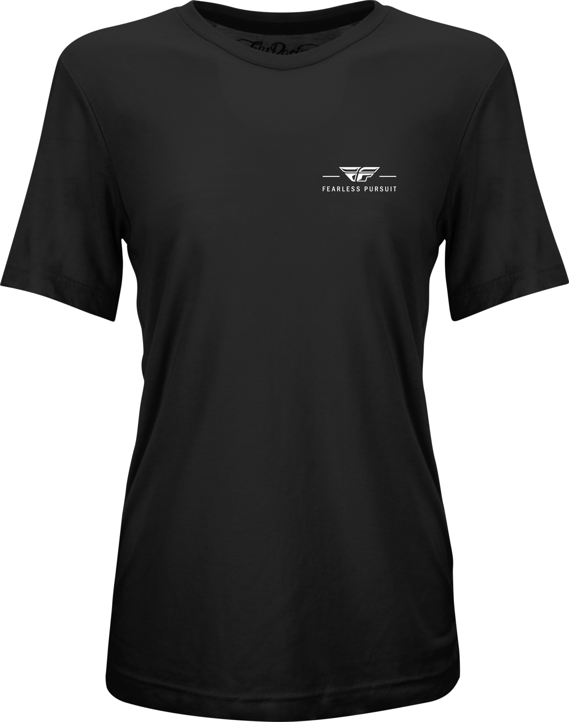 Women's Fly Motto Tee Black Sm
