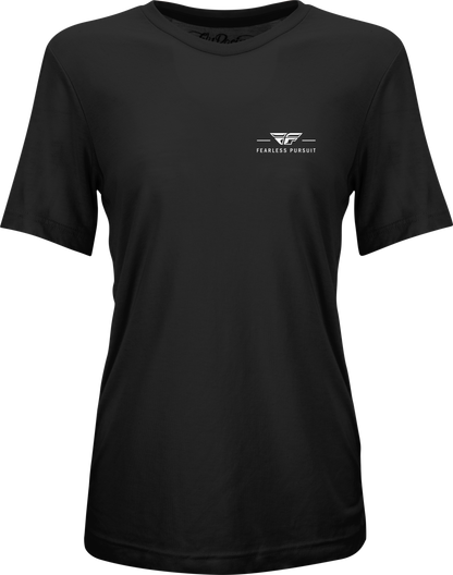 Women's Fly Motto Tee Black Lg