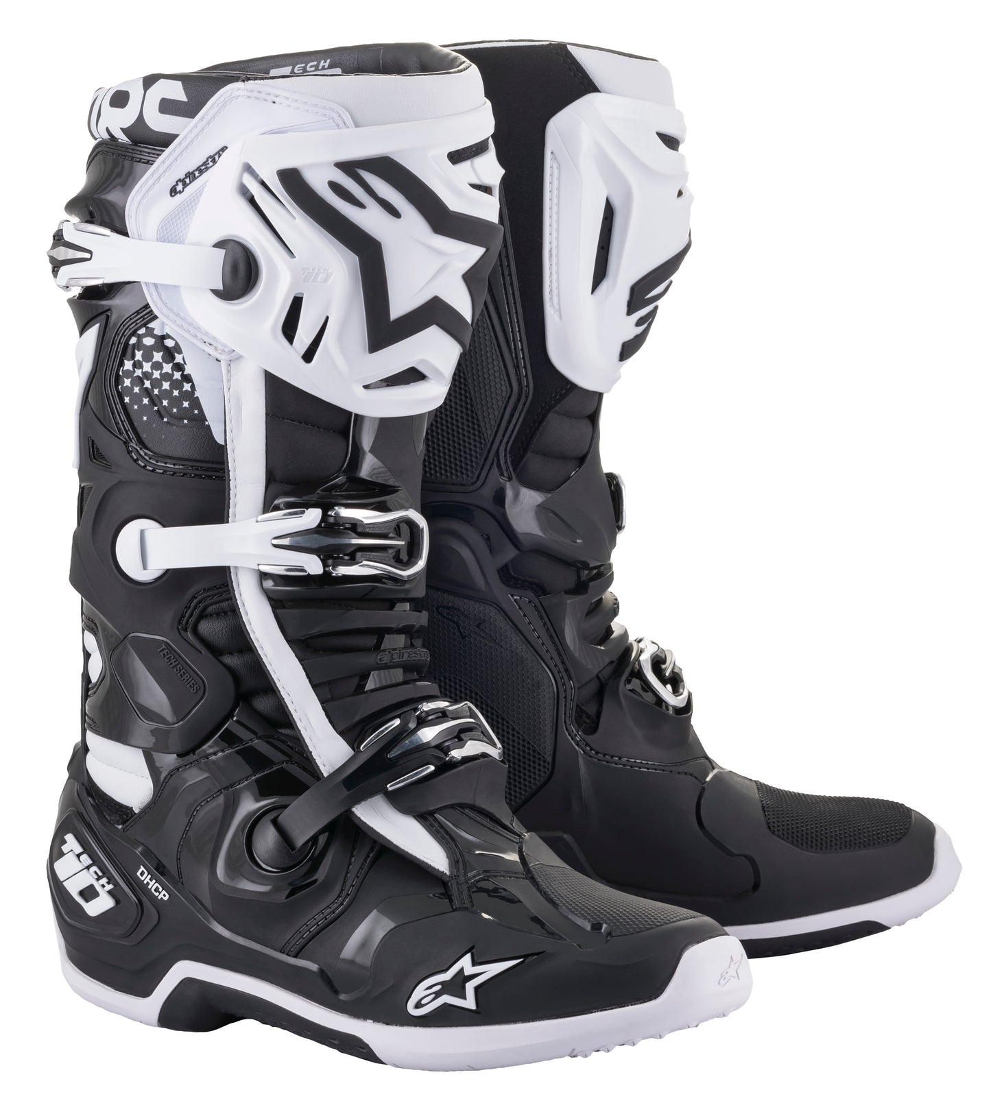 Tech 10 Boots Black/White Sz 07
