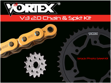 VORTEX Chain and Sprocket Kit - HFRS - Gold - Kawasaki Ninja 400 CKG6463