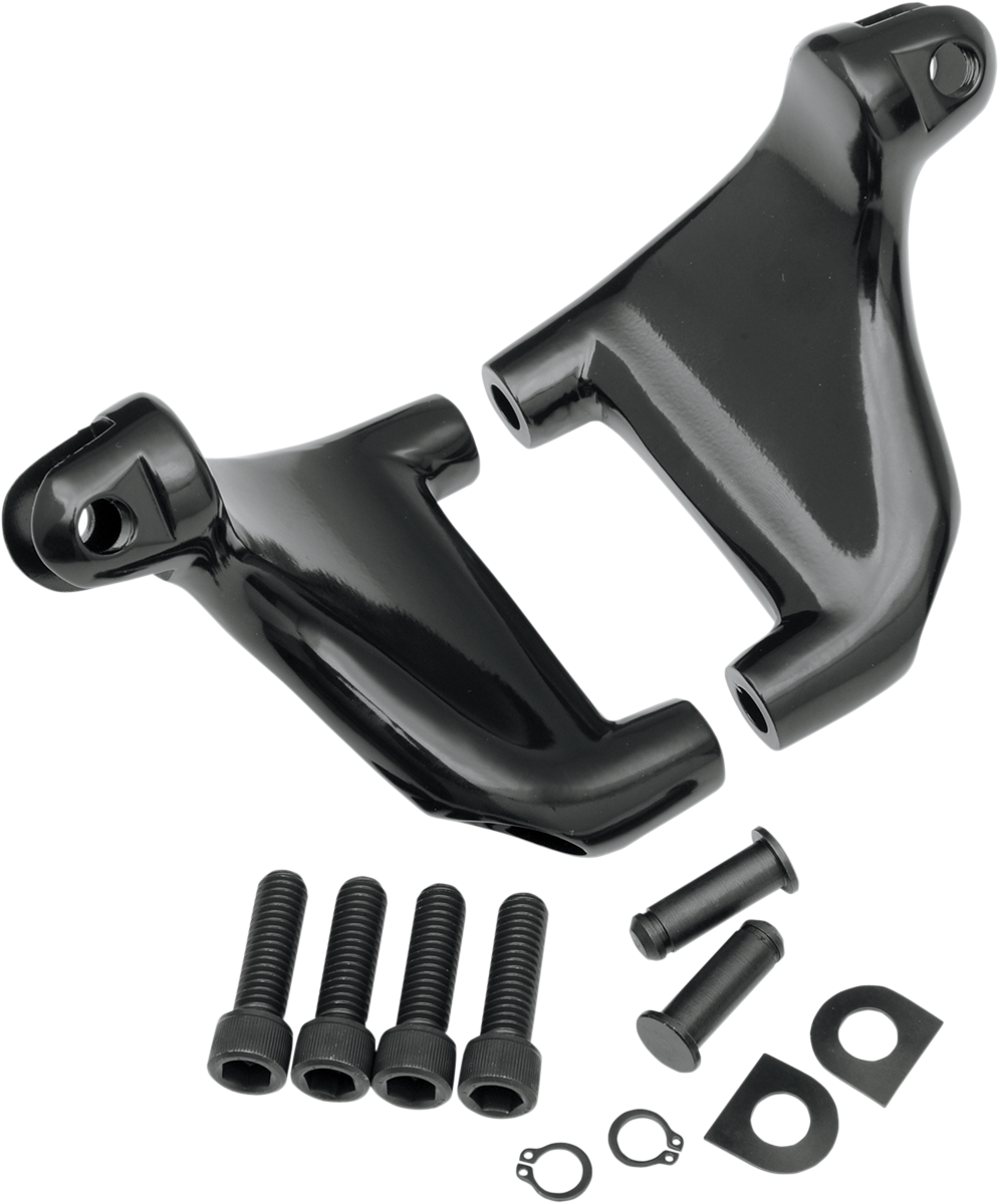 DRAG SPECIALTIES Passenger Peg Mount - Black - XL '04-'13 057160