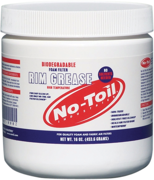 NO TOIL Filter Rim Grease - 16 oz. net wt. NT06