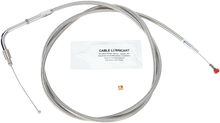 BARNETT Stainless Steel Idle Cable - +8" - '02-'07 Touring 102-30-40016-8