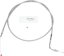 BARNETT Stainless Steel Idle Cable - +8" - '96-'01 Touring 102-30-40017-8