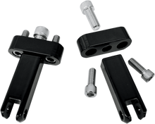 DRAG SPECIALTIES Passenger Peg Mounts - Black - FLH/FLT 1620-1046