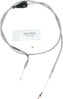 BARNETT Stainless Steel Idle Cable - Cruise - +8" - '02-'06 FLH 102-30-41002-8