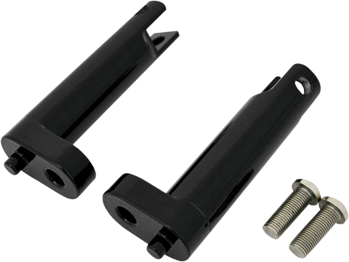 DRAG SPECIALTIES Passenger Foot Peg Mount - Black - FLH/FLT 1620-1057