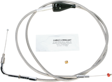 BARNETT Stainless Steel Idle Cable - Cruise - +8" - '96-'01 Touring 102-30-41004-8