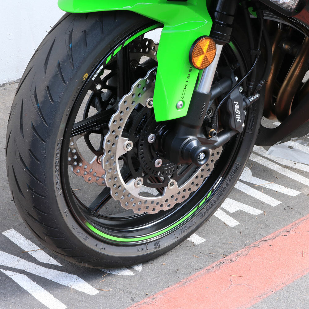 Front Axle Sliders Black