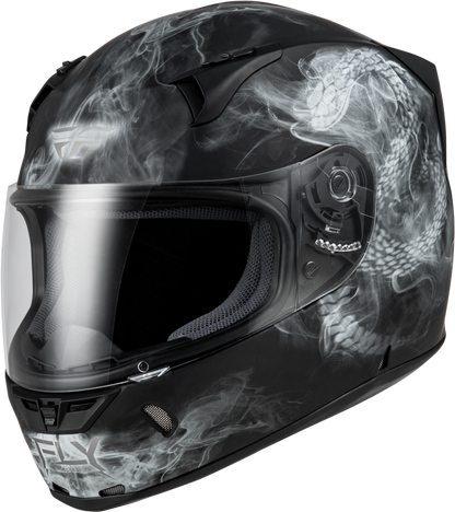 Revolt Coil Helmet Matte Black/White Xl