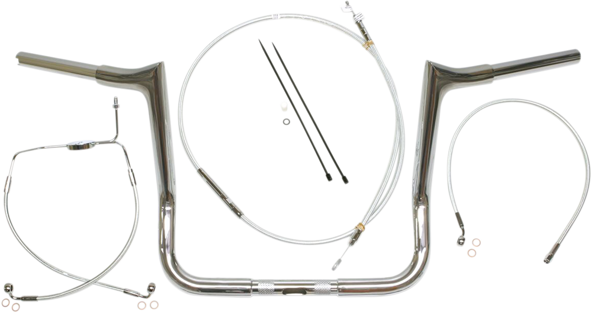 MAGNUM SHIELDING 1-1/4" Viking Handlebar Installation Kit - 10" - Sterling Chromite II® 38830-410