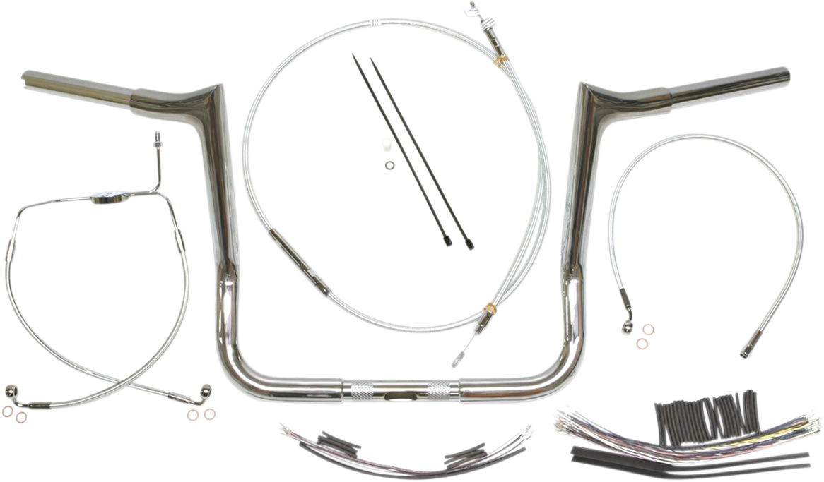 MAGNUM SHIELDING 1-1/4" Viking Handlebar Installation Kit - 14" - Sterling Chromite II® 38830-414