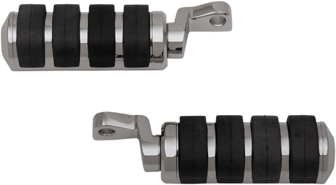 DRAG SPECIALTIES Soft Ride Foot Pegs - Large - Chrome - XL P17-0340IS
