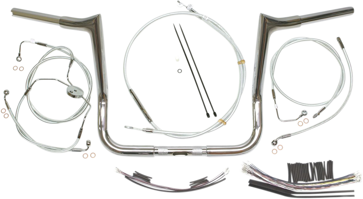 MAGNUM SHIELDING 1-1/4" Viking Handlebar Installation Kit - 14" - Sterling Chromite II® 38831-414