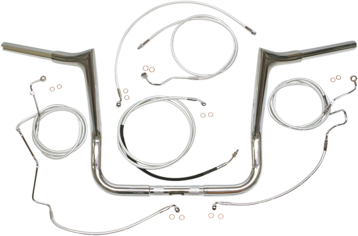 MAGNUM SHIELDING 1-1/4" Viking Handlebar Installation Kit - 10" - Sterling Chromite II® 38834-410
